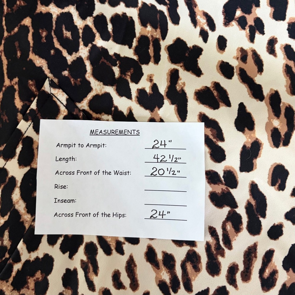 NWT!! KATE SPADE New York Leopard Belted Longline Double Breasted Trench Coat XL - Picture 16 of 16